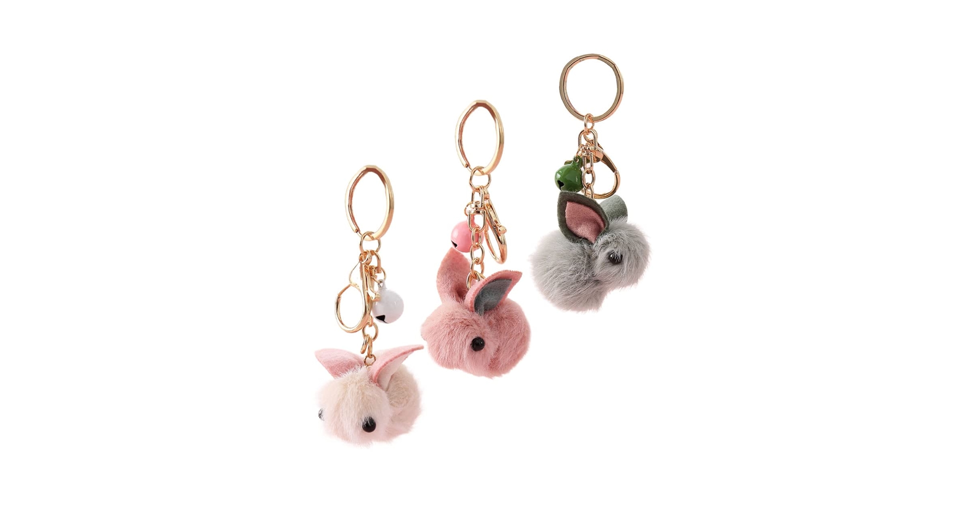 Amazon.co.jp: SEWACC ぬいぐるみ うさぎ キーホルダー 3点 ミニ